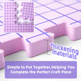 CESUSME Blocking Mats for Knitting, Crochet Blocking Boards for Crochet Projects, Extra Thick Blocking Mat Boards for Crochet Projects with 150 T-pins and Storage Bag for Knitting Crochet Projects CESUSME