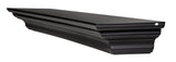 Pearl Mantels ARYB60618B Clean, Sophisticated Premium Grade A MDF Mantel Shelf, 60" L x 10" D x 5" H, Precision Black Paint, The Perfect Compliment to Your Hearth and Home Pearl Mantels