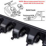 HYRIXDIRECT Wall Mount Broom Mop Holder Hanger Garden Tool Organizers Rack Garage Laundry Room Organizations and Storage with Hooks Heavy Duty HYRIXDIRECT