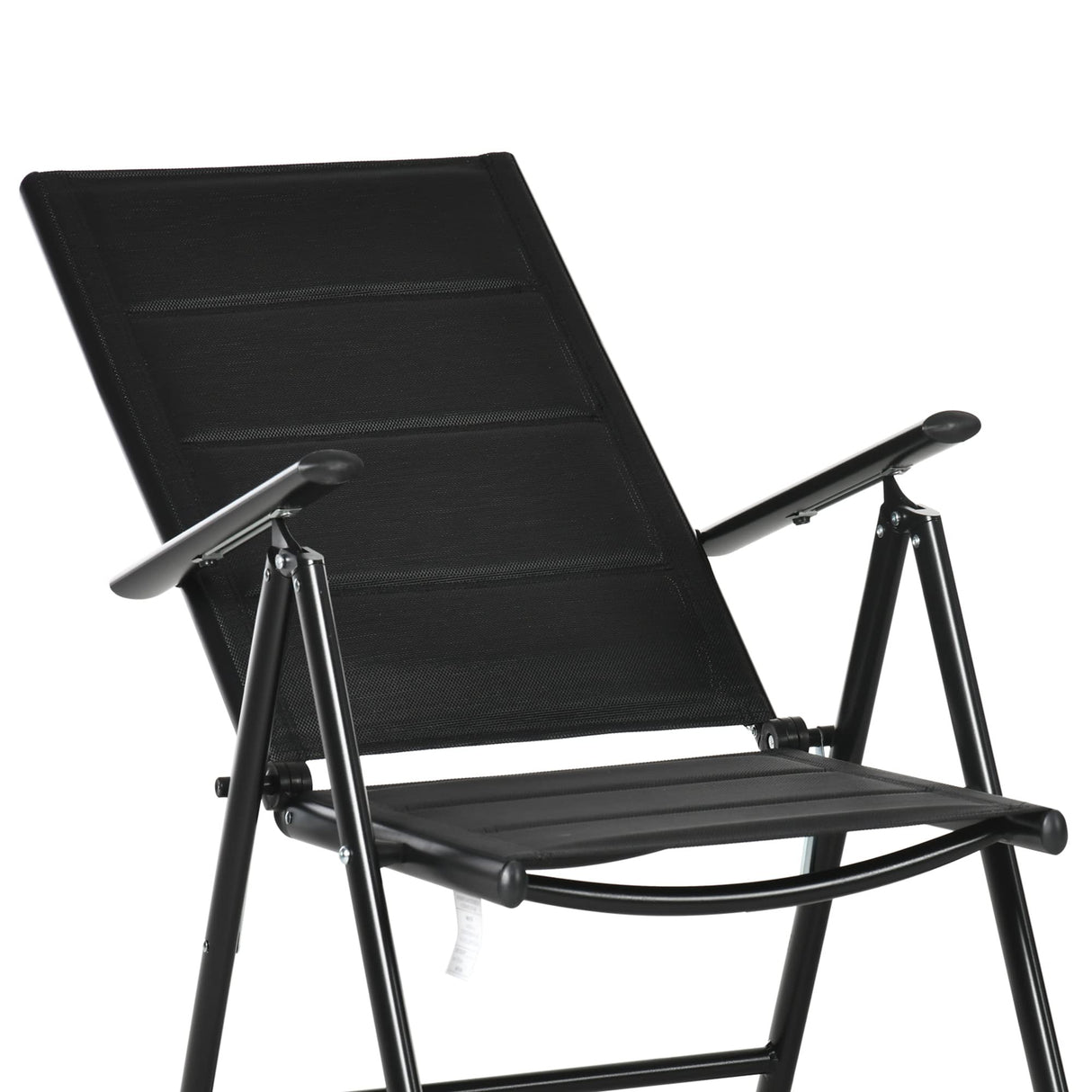 Outsunny 9-Piece Patio Dining Set for 8, Outdoor Aluminum Frames Dining Furniture Set with Expandable Table, Adjustable High Back Portable Chairs and Mesh Fabric Seats, Black Outsunny