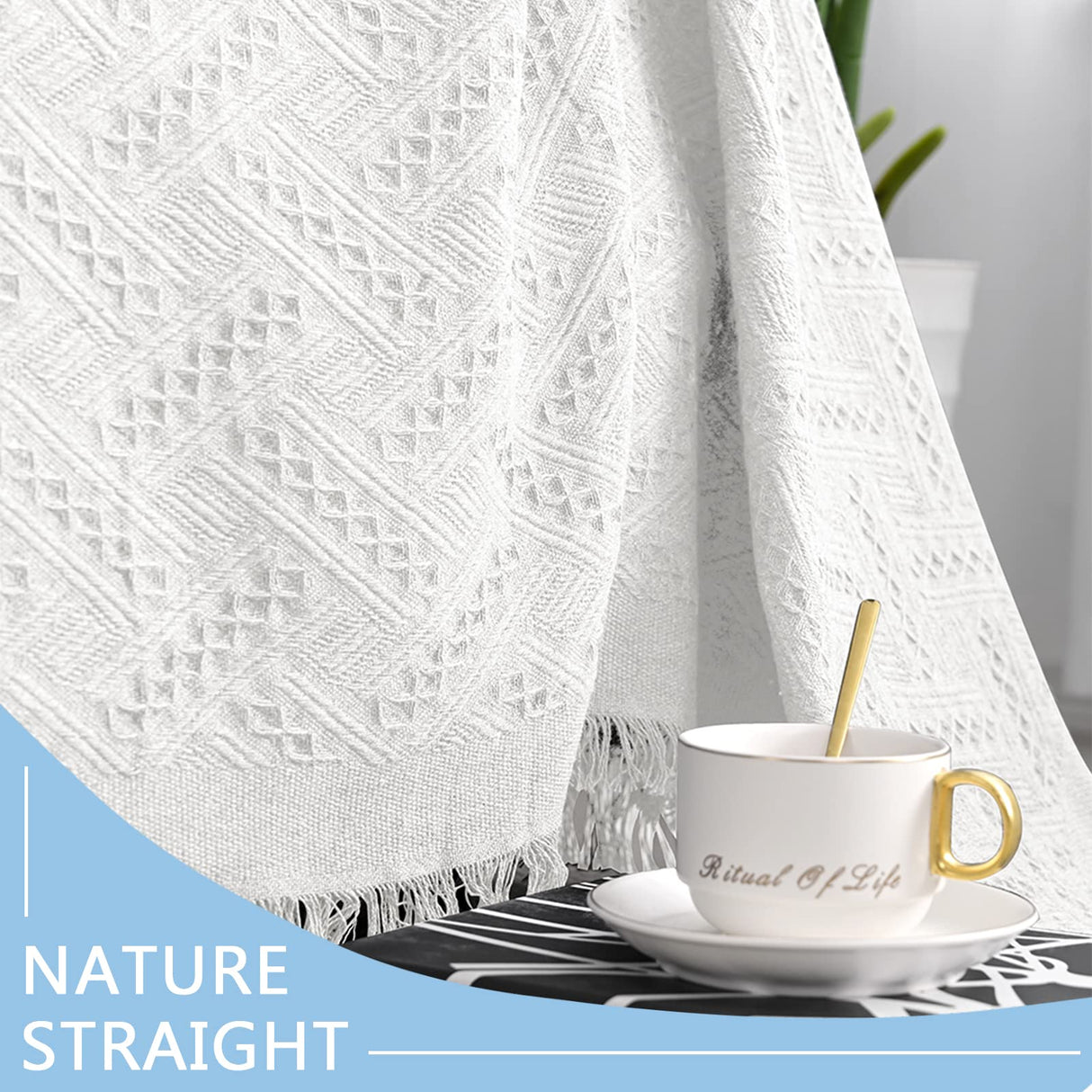 MEETSKY White Couch Cover Sofa Covers Slipcover for Loveseat Recliner Chair Futon, Washable Protector Thick Breathable Fabric, Living Room/Bedroom Decoration (71"x 91", Medium, White) MEETSKY