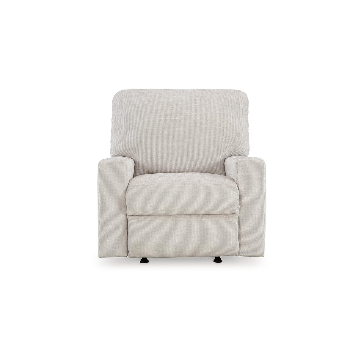 Signature Design by Ashley Aviemore Modern Manual Rocker Recliner, White Signature Design by Ashley