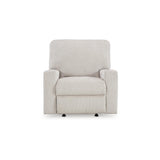Signature Design by Ashley Aviemore Modern Manual Rocker Recliner, White Signature Design by Ashley