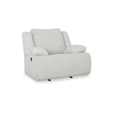 Signature Design by Ashley Top Tier Modern Indoor Upholstered Manual Rocker Recliner, White Signature Design by Ashley