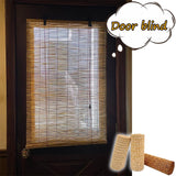 Generic Patio Bamboo Roller Shades, Outdoor Roll-up Blinds, Bamboo Window Shade, Home Roman Blinds, Anti-UV 36x72 27x48 34x84 55x96 20x84in (Color : Brown) WoodArtSupply