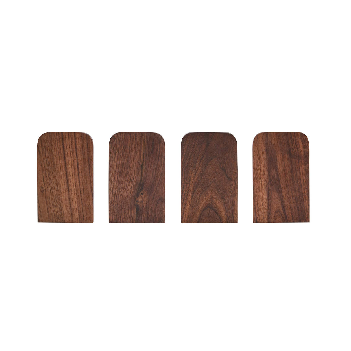 Pandapark Wood,Non-Skid Bookend for Shelves,Heavy Duty,Book Stand for CDs,1 Pair pandapark