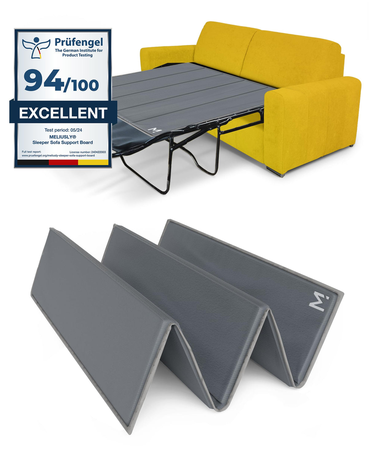 Meliusly Heavy Duty Sleeper Sofa Support Board (48x60 - Queen Size) Reinforced Wood Sofa Bed Support, Pull Out Couch Mattress Board, Sleeper Bar Shield, SleeperSaver Meliusly