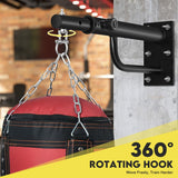 BreeRainz Adjustable Wall Mount Heavy Bag Hanger, Heavy Punching Bag Wall Stand, Boxing Bag Bracket for Home Gym Indoor Outdoor BreeRainz