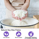 ECLHTLNY Candle Making Kit,Complete Sets, Contains Soy Wax, Exquisite Jars,DIY Candle Making Kit for Beginners and Adults, Christma's Day Gift,Valentine's Day Gift ECLHTLNY