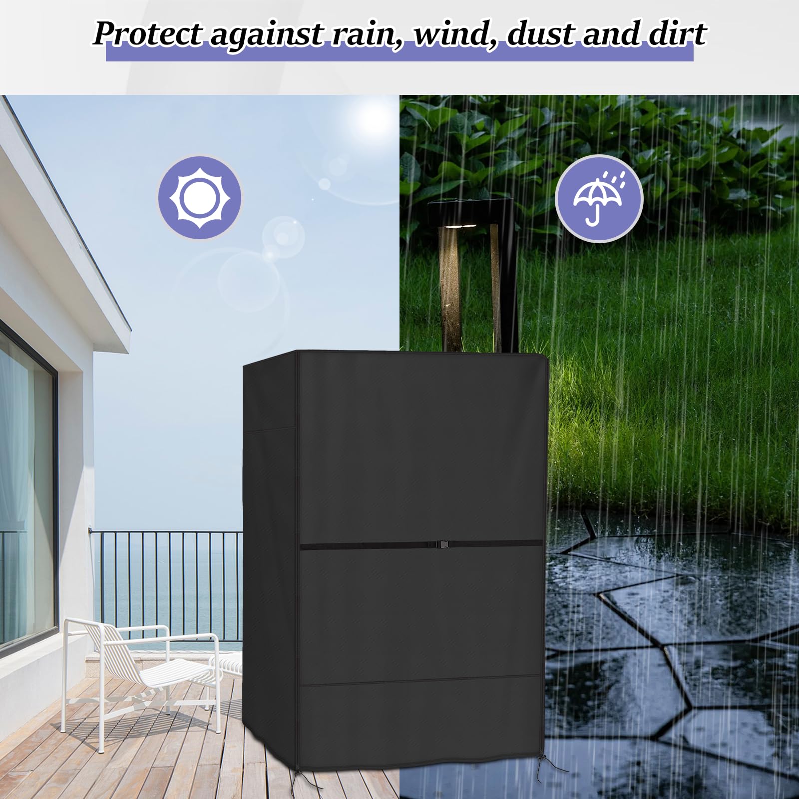 Agustone Wood Sauna Cover,2 Person Sauna Cover Outdoor Dry Sauna Cover for Home Infrared Sauna Room Cover Dynamic Sunlighten Sauna Cover - WoodArtSupply