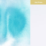 Lightwish Square Watercolor Journal, 100% Cotton Hot Press Small Watercolor Paper Sketchbook 4.72” x 4.72”, 20 Sheets (140lb/300gsm), Acid-Free for Watercolors, Gouache, Acrylics LIGHTWISH