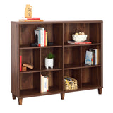 Sauder Willow Place Grand Walnut Cubby Display Bookcase Sauder