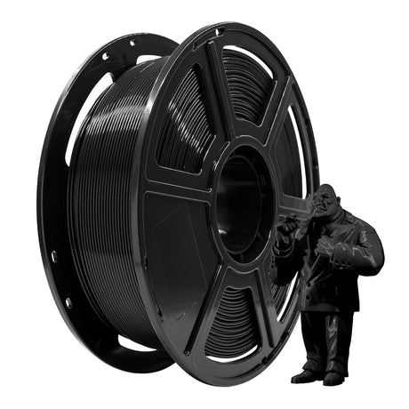FLASHFORGE PLA Filament 1.75mm, 3D Printer Filament 1kg (2.2lbs) Spool, Dimensional Accuracy +/- 0.02mm, 3D Printing Filament Easy to Use and Fits for Most FDM 3D Printers (Black) FLASHFORGE