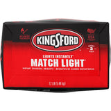 Kingsford Match Light Instant Charcoal Briquettes, BBQ Charcoal for Grilling, Ready in 10 Minutes, No Lighter Fluid or Starter Needed, 12 lbs Kingsford