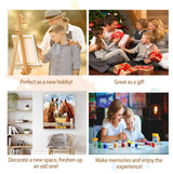 Artunion Horse Couple Paint by Numbers for Adults, Animal Paint by Number Kits, DIY Oil Painting Paint by Number Kits on Canvas Arts Craft for Home Wall Decor 16x20 Inch Artunion