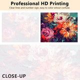 TUMOVO Paint by Number, Flowers Paint by Numbers for Adults Beginner, Chrysanthemum Oil Painting by Numbers on Canvas, Modern Painting Kit with Brushes and Pigment, 16x20 Inch TUMOVO