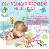 MEGZIHXN Cute Diamond Art Stickers Kits for Kids,12 Pcs Airplanes Excavators Police Cars Engineering Vehicles Diamond Arts Craft Set Gifts for Children and Adult Beginners MEGZIHXN