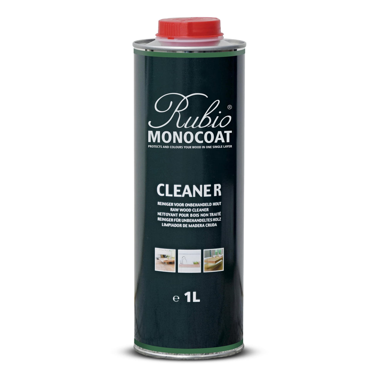 Rubio Monocoat Raw Wood Cleaner, 1,000 ft² | Preparatory Cleaning for Wood Surfaces | Removes Dust After Sanding & Vacuuming | Use Before Finishing with Oil Plus 2C | 1 Liter Rubio Monocoat