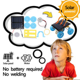 4 in 1 Solar Power & Electric Motor STEM Kits,Science Experiment Projects for Kids Beginners,Electronic Assembly Solar Powered Toy Kit,DIY Educational Engineering Experiments for Boys and Girls CYOEST