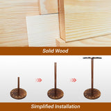 SMMYMGF Fishing Pole Holders for Garage, Wooden Fishing Rod Rack, Floor Stand Holds up to 15 Rods,Fishing Gear and Equipment Storage Organizer, Fishing Gifts for Men and Boys. SMMYMGF