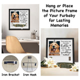 PUREFLY Dog Memorial Gifts for Loss of Dog, Loss of Dogs Sympathy Gift Pet Loss Sympathy Frame with Collar Holder, Pet Cat Remembrance Bereavement Gift PUREFLY
