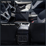 Eamiruo Vehicle Gun Safe for Handgun with Fingerprint, Keypad Lock, Key, Biometric Car Gun Safe for Pickup, SUV, Truck, Sedan and Hatchback, Quick Access Pistol Safe for Nightstand Beside EAMIRUO