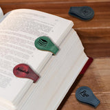 CDBUY Personalized Leather Magnetic Bookmarks - Custom Magnetic Leather Bookmark with Engraved Logo Text, Vintage Magnetic Bookmark Clips Customized Gifts for Women Kids Men Book Lovers Mother Father CDBUY
