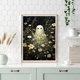 NEGEKFKX Halloween Paint by Numbers Kit for Adults Beginner with Frame,Horror Easy Adult Paint by Number Kits on Canvas DIY Painting for Beginners Art by Numbers for Home Wall Decor 12x8 Inch NEGEKFKX