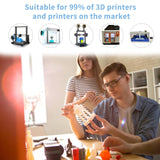 iSANMATE Rainbow PLA Filament 1.75mm, 3D Printer Filament Matte Color Changing PLA, Pink Green Blue Multicolor Filament, Fast Color Change 3D Printing Filament, 1KG iSANMATE