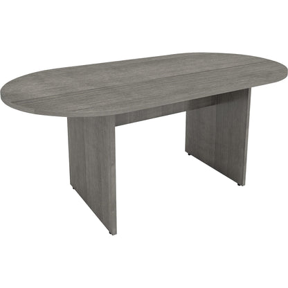 Lorell Essentials Conference Table, Weathered Charcoal - WoodArtSupply