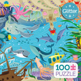 Ceaco - Glitter - Under The Deep Blue Sea - 100 Piece Jigsaw Puzzle Ceaco