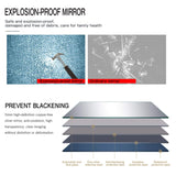 KIAYACI Full Length Mirror Floor Mirror Wood Frame Wall Mounted Mirror Distressed Style Wide Frame Dressing Make Up Mirror for Bathroom/Bedroom/Living Room/Entry/Farmhouse (Light Gray, 58" x 24") KIAYACI