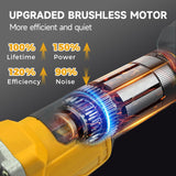 Cordless Angle Grinder for Dewalt 20V MAX Battery, Angle Grinder with 11000 RPM Brushless Motor, 3 Variable Speeds Grinders for Cutting, Griding, Polishing.(Tool Only) Starmingstm