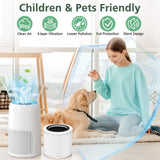AP100-A/B Replacement Filter Compatible with AromaRoom AP100-A, AP100-B, AP100-C Air Purifi-ers, 3-IN-1 H13 True HEPA and Activated Carbon Filter for Smoke, Dust, Pet Dander (White) isinlive