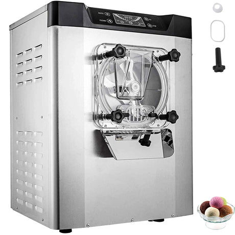 VEVOR Commercial Ice Cream Machine 1400W 20/5.3 Gph Hard Serve Ice Cream Maker with LED Display Screen Auto Shut-Off Timer One Flavors Perfect for Restaurants Snack bar Supermarkets VEVOR