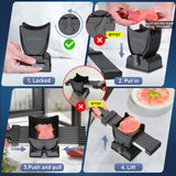 2025 Fresh Meat Slicer Cleaver, Thickness Adjustable 2 or 4 mm, Manual Fresh Meat Cutter, Fresh Meat Slicing Shredding, Fresh Beef Pork Mutton for Home Cooking BBQ Hot Pot Meat Slicer ZTQCSQ