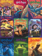 New York Puzzle Company - Harry Potter Book Cover Collage - 500 Piece Jigsaw Puzzle for Adults by Mary GrandPré New York Puzzle Company