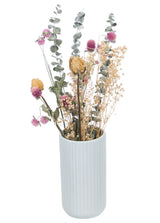 Botius 17" Natural Dried Flower Bouquet Real Flower Arrangements with Dried Eucalyptus, Yellow Rose, Baby Breath/Gypsophila, Gomphrena Globosa for Home Wedding Table Vase Wall Hanging Décor Botius