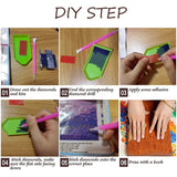 PDSLAIKE King Queen Diamond Painting Kits- DIY Diamond Art Kit Couple Wedding Bedroom Home Decor 15.7x11.8in PDSLAIKE