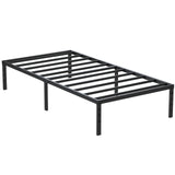 Maenizi Twin XL Bed Frames No Box Spring Needed, 14 Inch Heavy Duty Metal Twin XL Platform Bed Frame Support Up to 2500 lbs, Easy Assembly, Noise Free, Black Maenizi