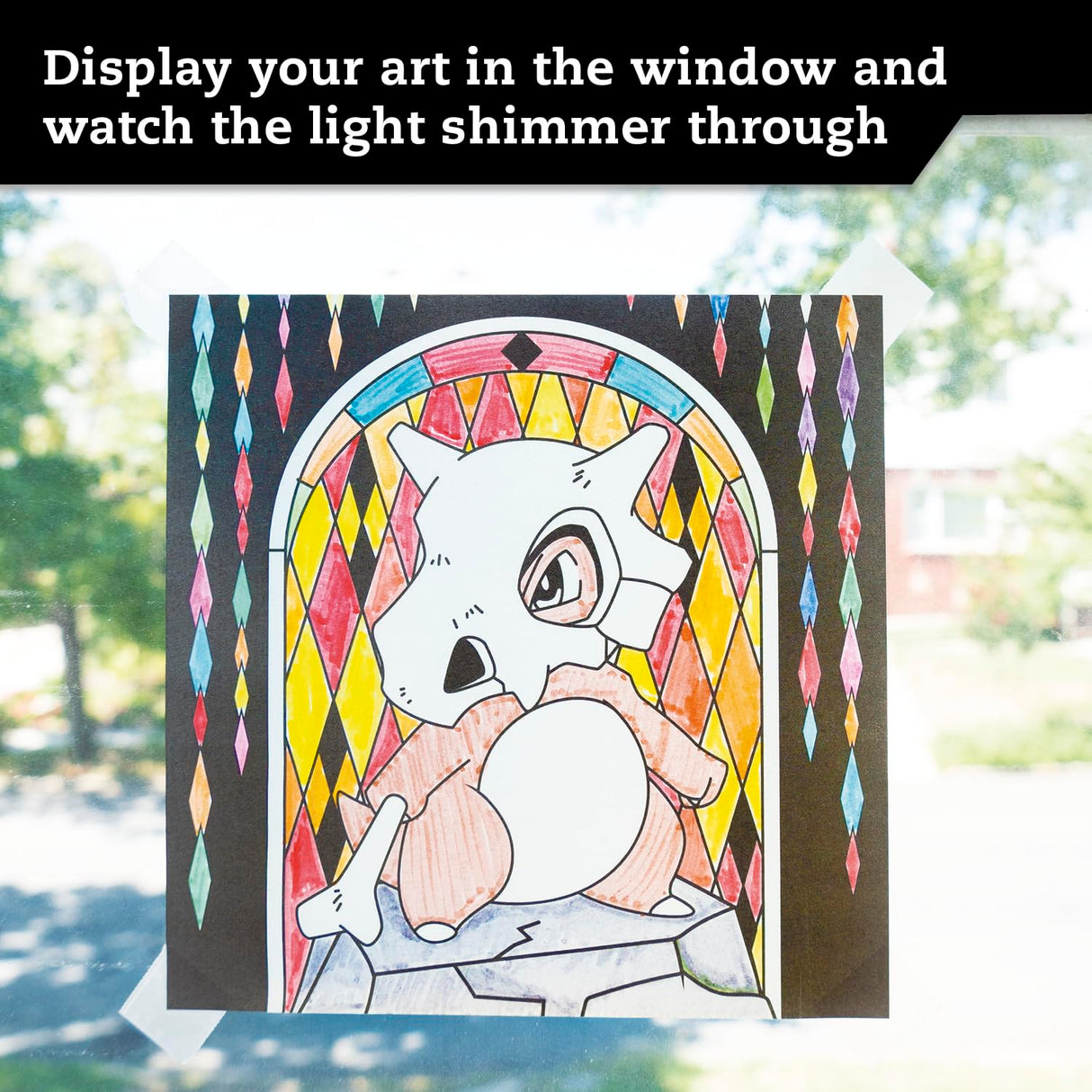 KLUTZ Pokémon Stained Glass Art Craft Kit Klutz