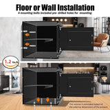 [ 1.2 Cu.ft. ]PATRON Fireproof Safe for Home,Digital Security Home Cabinet Safes for Money Cash Documents,Safe Box with Electronic Keypad,Removable Shelf for Office Business,1.2 Cu.ft. PATRON