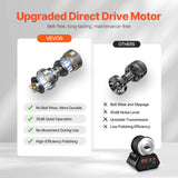 VEVOR Rock Tumbler Kit, 4 lbs Rock Polishing Kit, 9 Speed Settings 9-Day Polishing Timer Stone Polishing Kit, Rock Polisher with Rough Gemstones and Polishing Grits, Rock Polisher for Kids Adults VEVOR