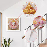 Tontut Diamond Art Painting Kit, Lotus Buddha 5D DIY Special Shape Mosaic Crafts for Beginners and Adults, can be Gifted to Family and Friends, Great for Decorating Home and Office Walls Tontut