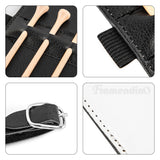 Framendino, 4 Pack Sublimation Blank Golf Tee Holders with Golf Tees Pu Leather Golf Ball Storage Bag for DIY Heat Transfer Framendino