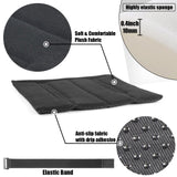 SANJHFF 4 Pcs Bunk Bed Ladder Pads,with 8 Adjustable Hook & Loop Straps,Bunk Bed Ladder Cover,Ladder Step Pads Loft Bed, Suitable for Safe and Comfortable Climbing,10x10 Inch (Ladder Not Included) SANJHFF