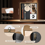 VavoPaw Pet Memorial Gifts for Dogs, 8.6'' Pet Memorial Shadow Box, Loss of Dog Sympathy Gift with Paw Print Kit, Fur Jar, Dog Passing Away Gifts for Tabletop Display & Wall VavoPaw