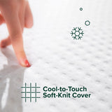 ZINUS Cooling Essential Memory Foam Mattress, Twin, White Zinus