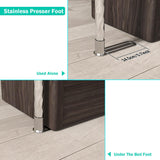 NKM Stainless Steel Adjustable Canopy Bed Frame, Suitable for Twin,Full,Queen and King Size, Thicken Bed Frame Bracket for Metal Bed or Wood Bed Mosquito Curtains Bedroom décor NKM