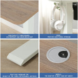 bilbil Electric Standing Desk 48 x 24 Inches, Height Adjustable Stand Up Desk Home Office Desks with 4 Memory Presets bilbil